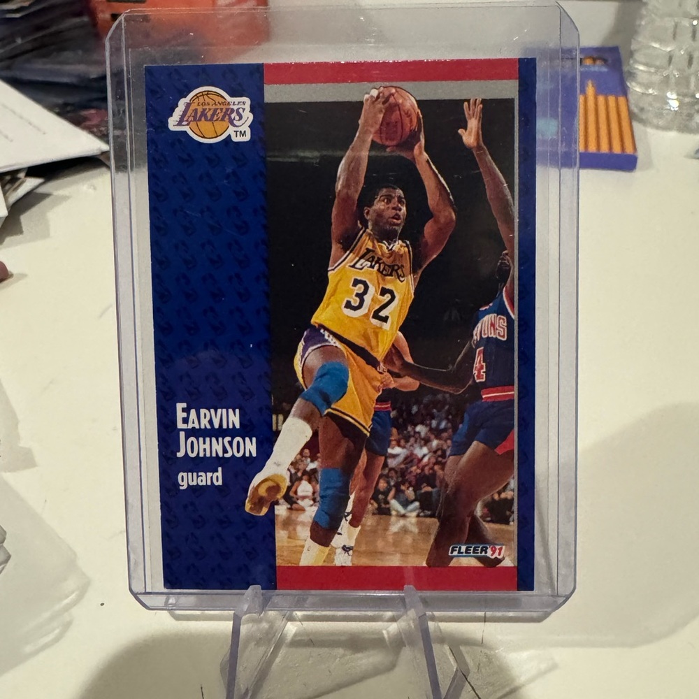 🔥 1991 Earvin “Magic” Johnson Fleer Card